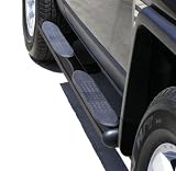 AutoXccessory Oval Nerf Bars - Black, for the 2007 Toyota FJ Cruiser