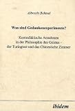 Was Sind Gedankenexperimente?: Kontrafaktische Annahmen in der Philosophie des Geistes - der Turingtest und das Chinesische Zimmer (German Edition)