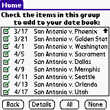 San Antonio Spurs 2005-06 Schedule downloadable Software