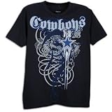 Cowboys Reebok NFL Rebel II Tee - Men's ( sz. M, Indigo : Cowboys )