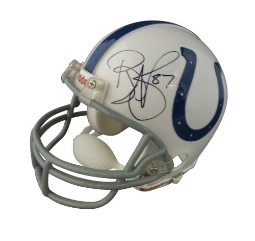 Reggie Wayne Autographed Indianapolis Colts Mini Helmet