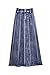 Style J Blue Waterfall Long Denim Skirt