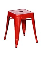 CALIFORNIA SURF Taburete Dallas Rojo