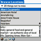 Rough Guides Map Amsterdam (Palm OS downloadable Software
