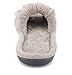 Isotoner Women's Microterry Ruched Slide Slipper