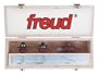 Freud 97-100 3-Piece Cabinet Bit Set with 99-515 and 99-260 Rail and Style Bits