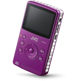 JVC PICSIO GC-FM1A HD Camcorder (Sparkling Purple)