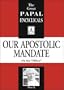 Letter to the French Archbishops and Bishops: Our apostolic mandate : of the supreme Pontiff Pius X : on the "Sillon" : August 25, 1910 (The Great papal encyclicals)