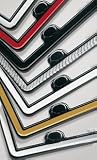WeatherTech ClearCover black license plate frame and cover