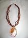 authentic Capiz Shell Necklace Tri-color