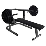 Valor Fitness BF-46 Independent Weight Bench Press with Decline / Sit-Up Post 2BF0461BM