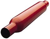 Dynomax 24205 Thrush Glasspack Red Steel 2 1/4 In/Out Muffler
