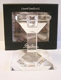 Oleg Cassini 100mm Classic Crystal Candlestick
