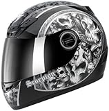 IMAGE OF Scorpion EXO-400 Motorcycle Helmet Skull Bucket Silver MD