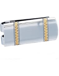 J.Goodman Sterling Silver/18k Gold Braid Money Clip