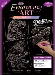 Royal Brush Engraving Art Value Packs 3/Pkg Holographic 