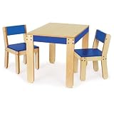 P'kolino Little One's Table and Chairs, Cobalt