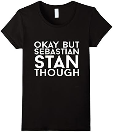 Women's Sebastian Stan Shirt Large Black