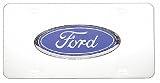 Pilot Automotive Accessory LP-021B Ford Chrome 3D Plate