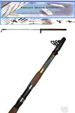 8FT TELESCOPIC FISHING ROD 30-60 cw Outdoor Living