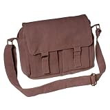 Olive N Figs Grey Denim Messenger Bag - Stone Washed (small)