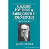 Halakhic Positions of Rabbi Joseph B. Soloveitchik