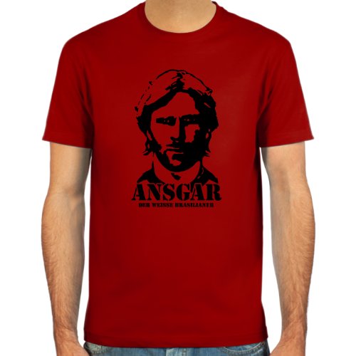 T-Shirt Ansgar Brinkmann ::: Farbauswahl: skyblue, sand, weiß oder deepred ::: Größen: S-XL ::: Fußball-Kult