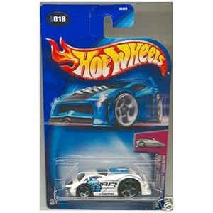 Mattel Hot Wheels 2004 First Editions 1:64 Scale White Hardnoze Dodge Neon Die Cast Car #018