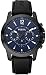 Fossil #FS4609 Men's Blue Dial Silicone Strap Chronograph Watch
