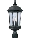 Maxim Lighting - 40091CDBZ : Dover VX 3-Light Outdoor Pole/Post Lantern - Bronze