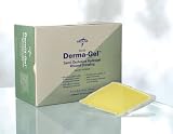 NON8000 Medline 100 EA/CS,4 BX/CS DRESSING,DERMA-GEL,HYDROGEL,WAFER,4X4 Medline NON8000