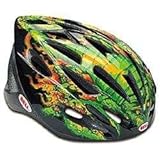 BELL(ベル) TRIGGER トリガー ブラック×グリーンスコーピオンフレイム ユニバーサルユース 子供用ヘルメット50-57cm