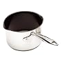 Clearview Pour 'n' Strain Stainless Steel Milk Pan 14cm