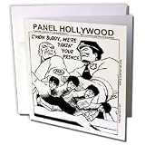 Londons Times Funny Music Cartoons - The Fingers Formerly Known As Prince - Greeting Cards-12 Greeting Cards with envelopes