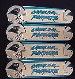 Ceiling Fan Designers 52SET-NFL-CAR NFL Carolina Panthers Football 52 In. Ceiling Fan Blades OnLY