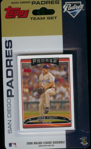 2006 Topps San Diego Padres Baseball Cards Limited Edition Team Set of 14 Cards - Not Available In Packs - Includes Jake Peavy, Khalil Greene, Brian Giles, Trevor Hoffman, Chan Ho Park, Vinny Castilla, and more