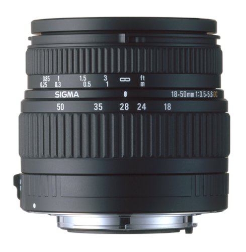 Sigma V9945 18 50mm F3.5 5.6 DC Lens plus 55 200mm Mount for Pentax Digital SLRs