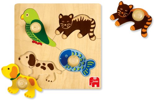 Childrens Toyshop  Spielwaren : Jumbo Spiele 18020 - Holzpuzzle Haustiere