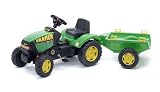 Falk Country Tractor and Trailer Ride-on (Green)