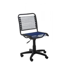 Beetle Low Back Office Chair - Blue  Black