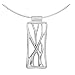 41QDTTR2WDL. AA75  Sterling Silver Vine Pendant, 16
