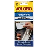 Velcro Adhesive Dots, Permanent, 1/2
