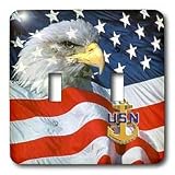 US Navy - Navy Chief Petty Office - Light Switch Covers - double toggle switch
