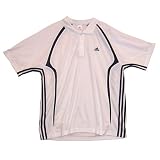 Mens Adidas 3 Stripes Polo-White/Mercury Grey