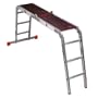 ClimbTek CT416 Four-Section 300-Pound Duty Rating Aluminum Articulating Ladder, 16-Foot