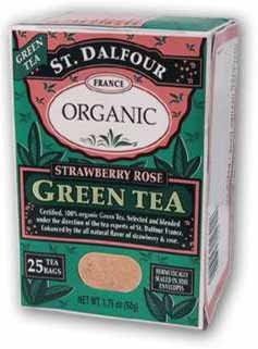 St. Dalfour Green Tea Strawberry Rose 25 Bags by ST. DALFOUR