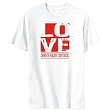 T-Shirt Mens White  LOVE Church Of England (Continuing)  Religions