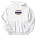 SWEATSHIRT WHITE ELEGANT FLAG \