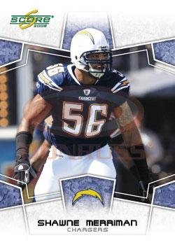 2008 Score #268 Shawne Merriman - LB - San Diego Chargers (Football Cards)