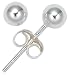 Sterling Silver 4mm Ball Earrings